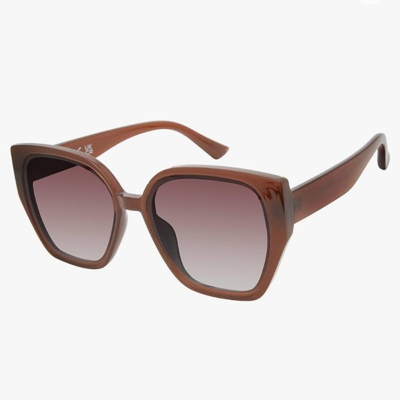 Tahari Accessories - TAHARI l $50 NWT Sunglasses Glamorous Retro Oversize Cat Eye Tan